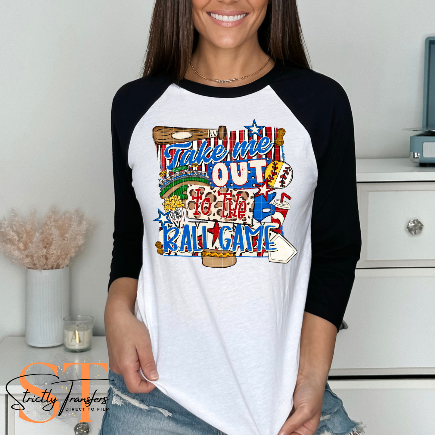 Take Me Out to the Ball Game - 3 options Direct to Film Transfers