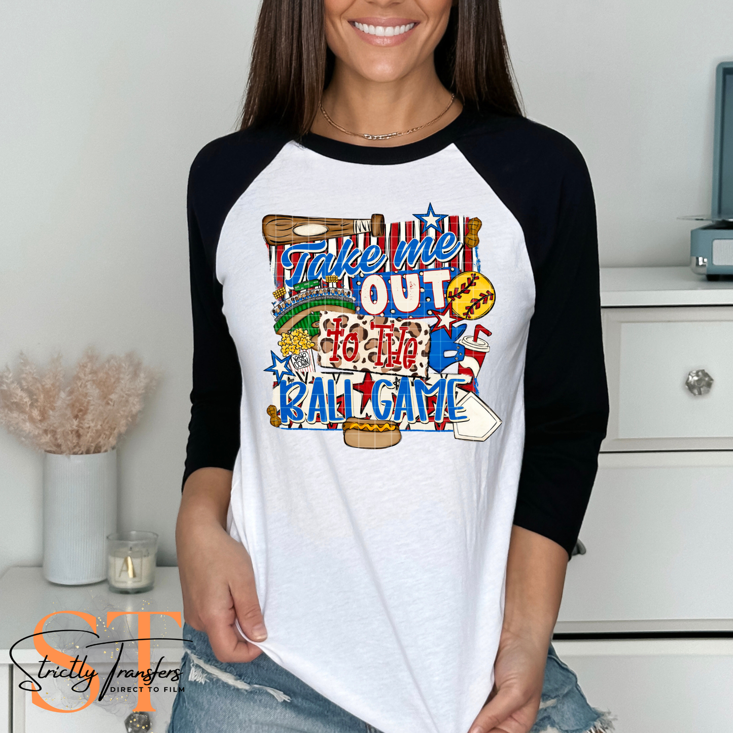 Take Me Out to the Ball Game - 3 options Direct to Film Transfers