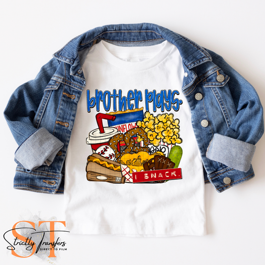 Brother Plays I Snack Direct to Film Transfers