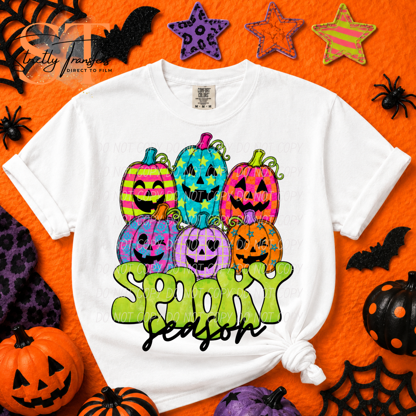 Spooky Season Pumpkins Direct to Film Transfers