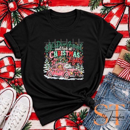 Let's Drive Around and look at Christmas Lights Direct to Film Transfers