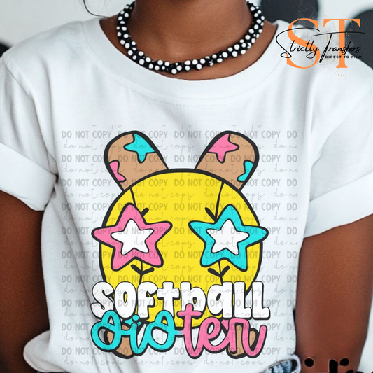 Softball Sister Direct to Film Transfers