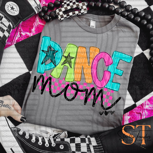 Dance Mom Checkmate Direct to Film Transfers