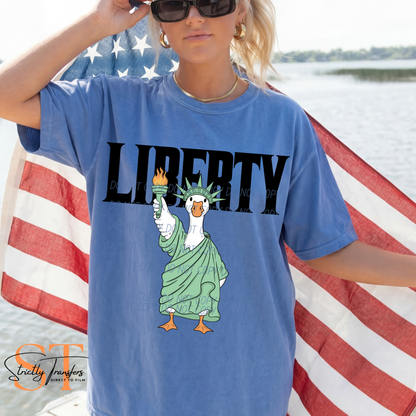 Liberty Goose Converse Direct to Film Transfers