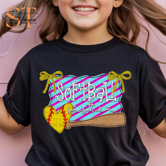 Softball Sister Direct to Film Transfers