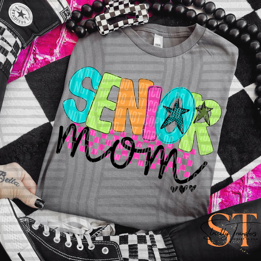 Senior Mom Checkmate Direct to Film Transfers