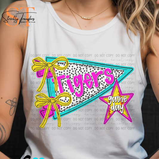 Tigers Softball Flag Direct to Film Transfers