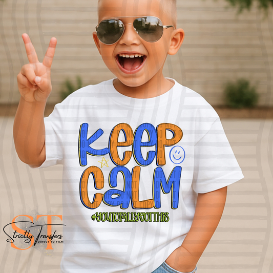 Keep Calm Neutral Direct to Film Transfers