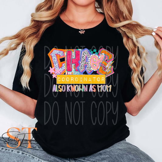 Chaos Coordinator Direct to Film Transfers