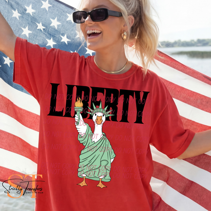 Liberty Goose Converse Direct to Film Transfers