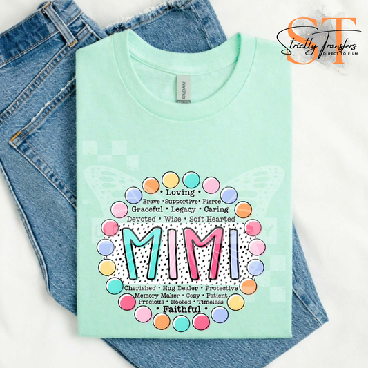 Mimi words of Affirmation Direct to Film Transfers