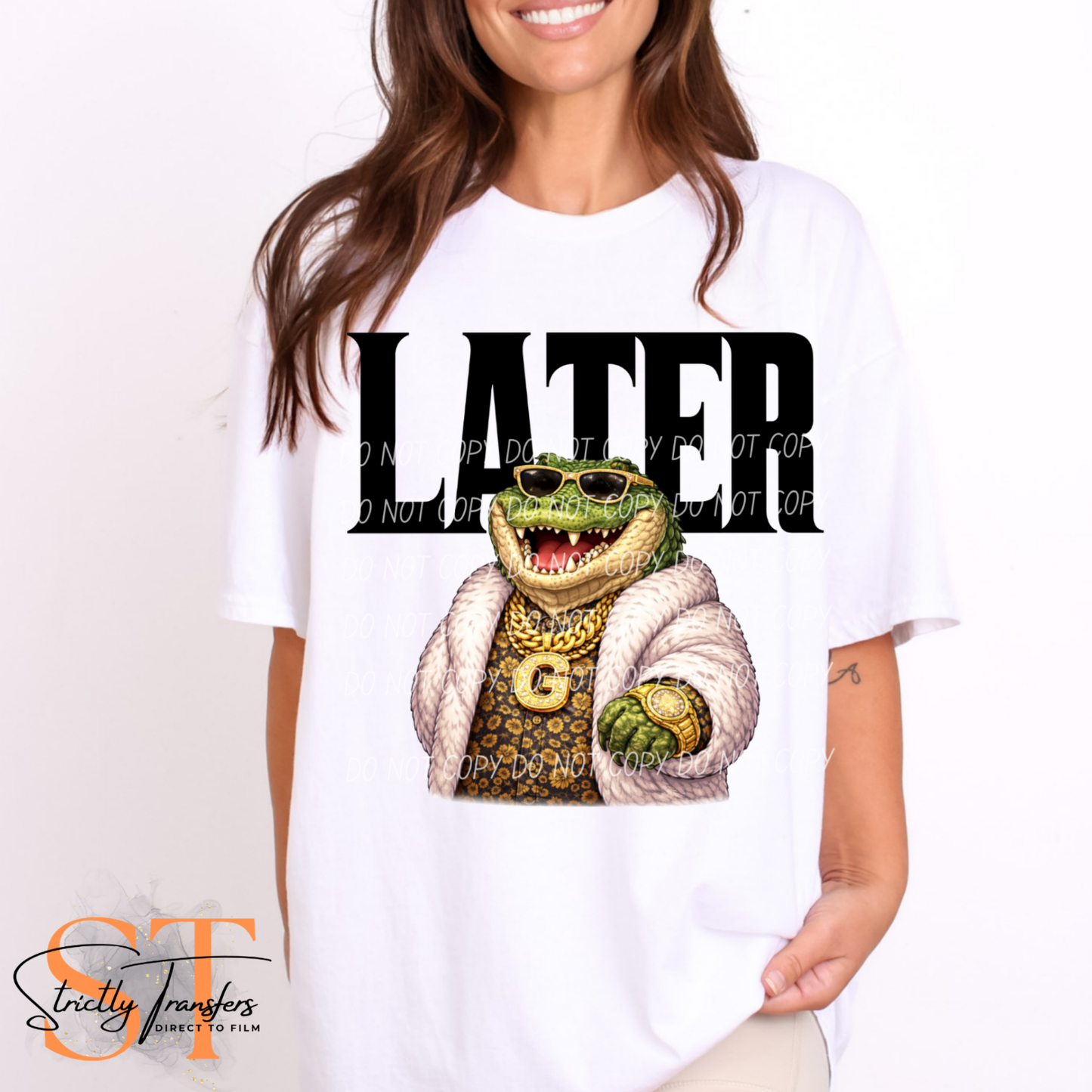 Later Gator Swag Direct to Film Transfers