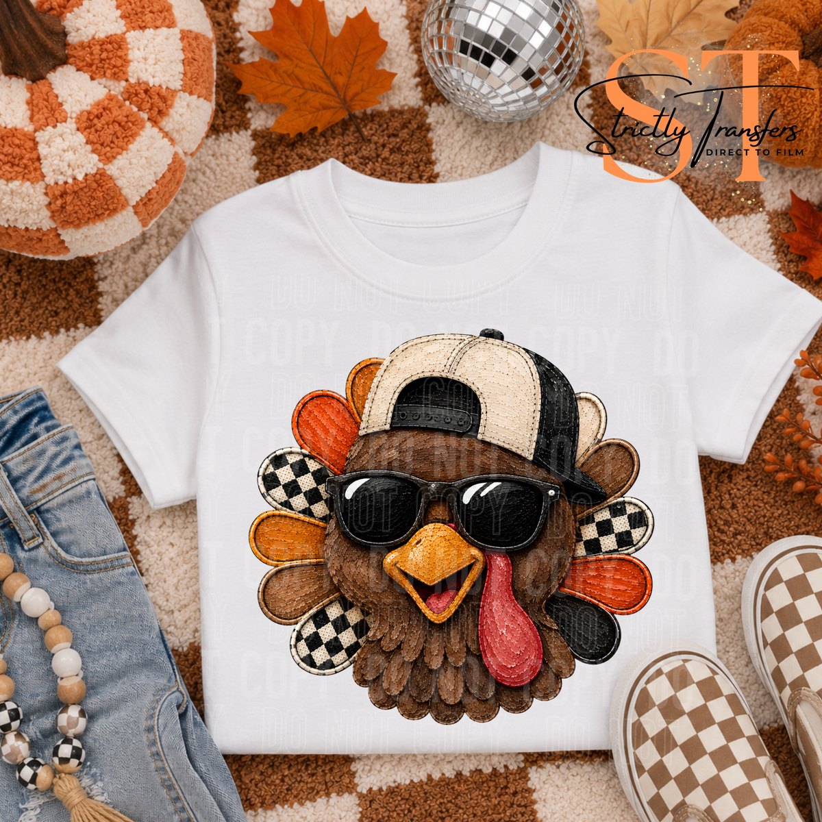 Cute Turkey Boy Direct to Film Transfers