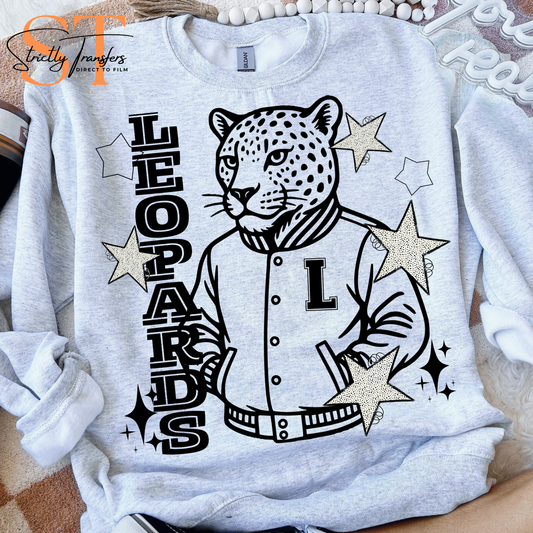 Leopards Letterman Direct to Film Transfers