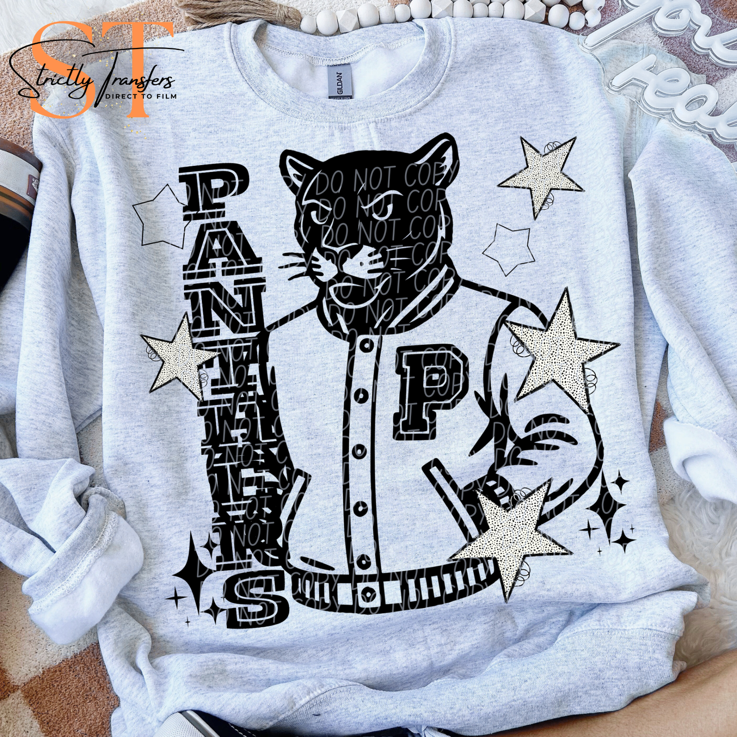 Panthers Letterman Direct to Film Transfers