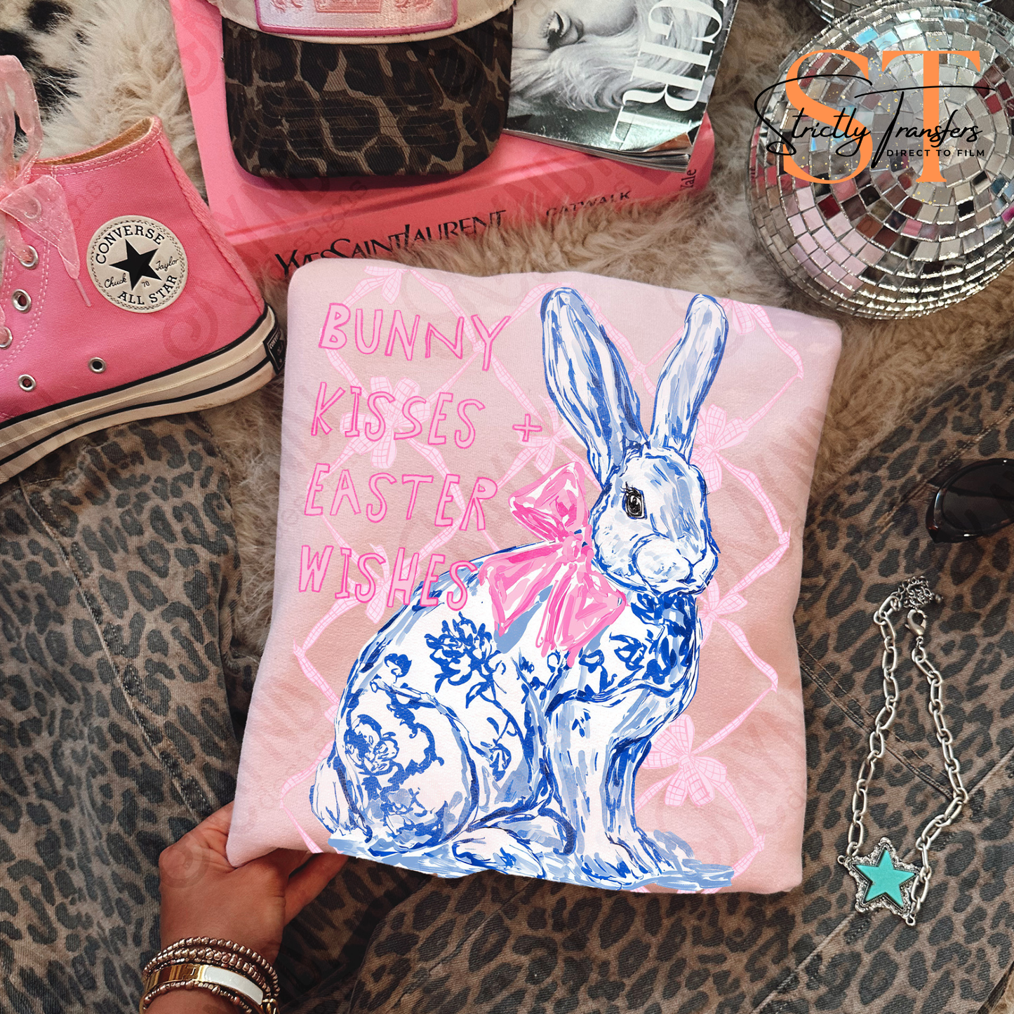 Bunny Kisses & Easter Wishes Direct to Film Transfers