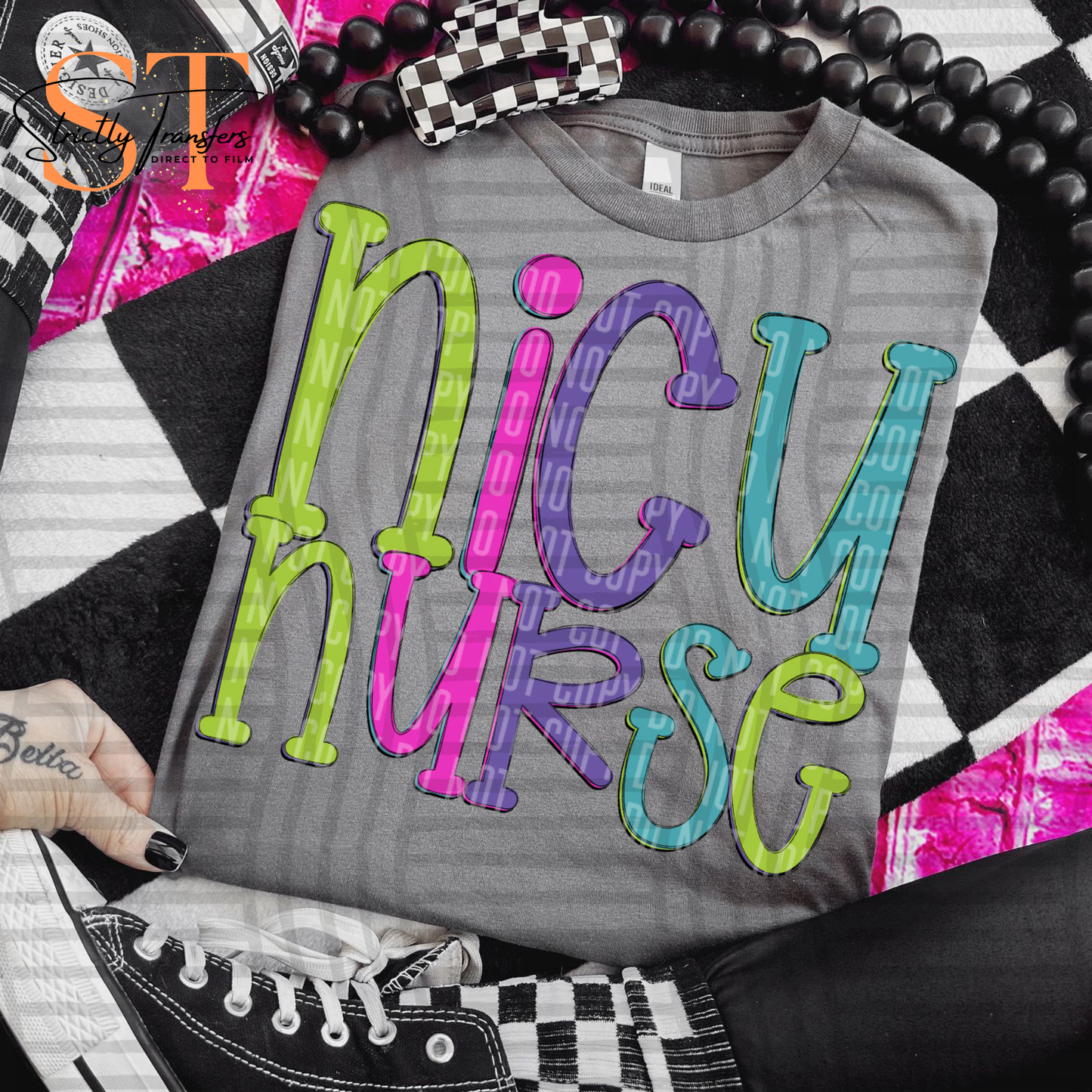 NICU Nurse Bright Direct to Film Transfers