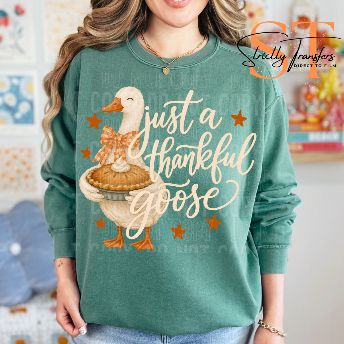 Just a Thankful Goose Direct to Film Transfers