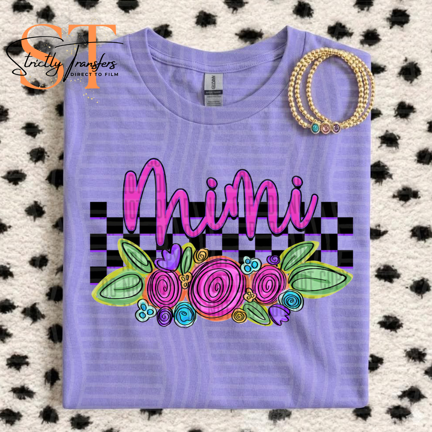 Mimi Floral Direct to Film Transfers