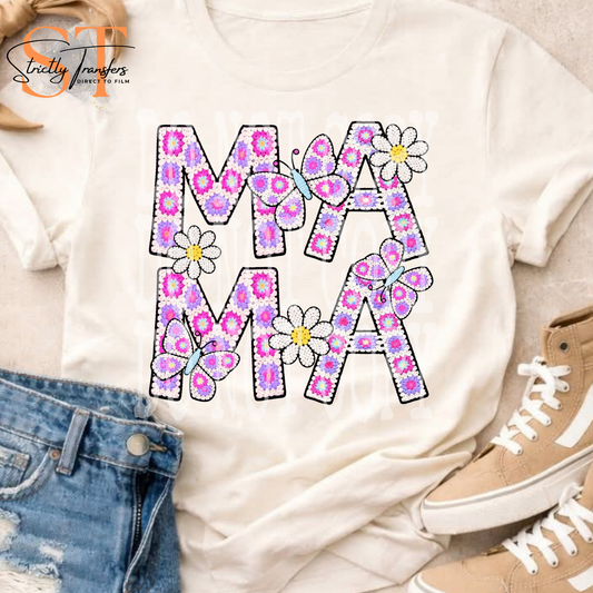 Crochet Mama Direct to Film Transfers