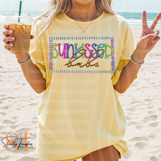 Sunkissed Babe Direct to Film Transfers