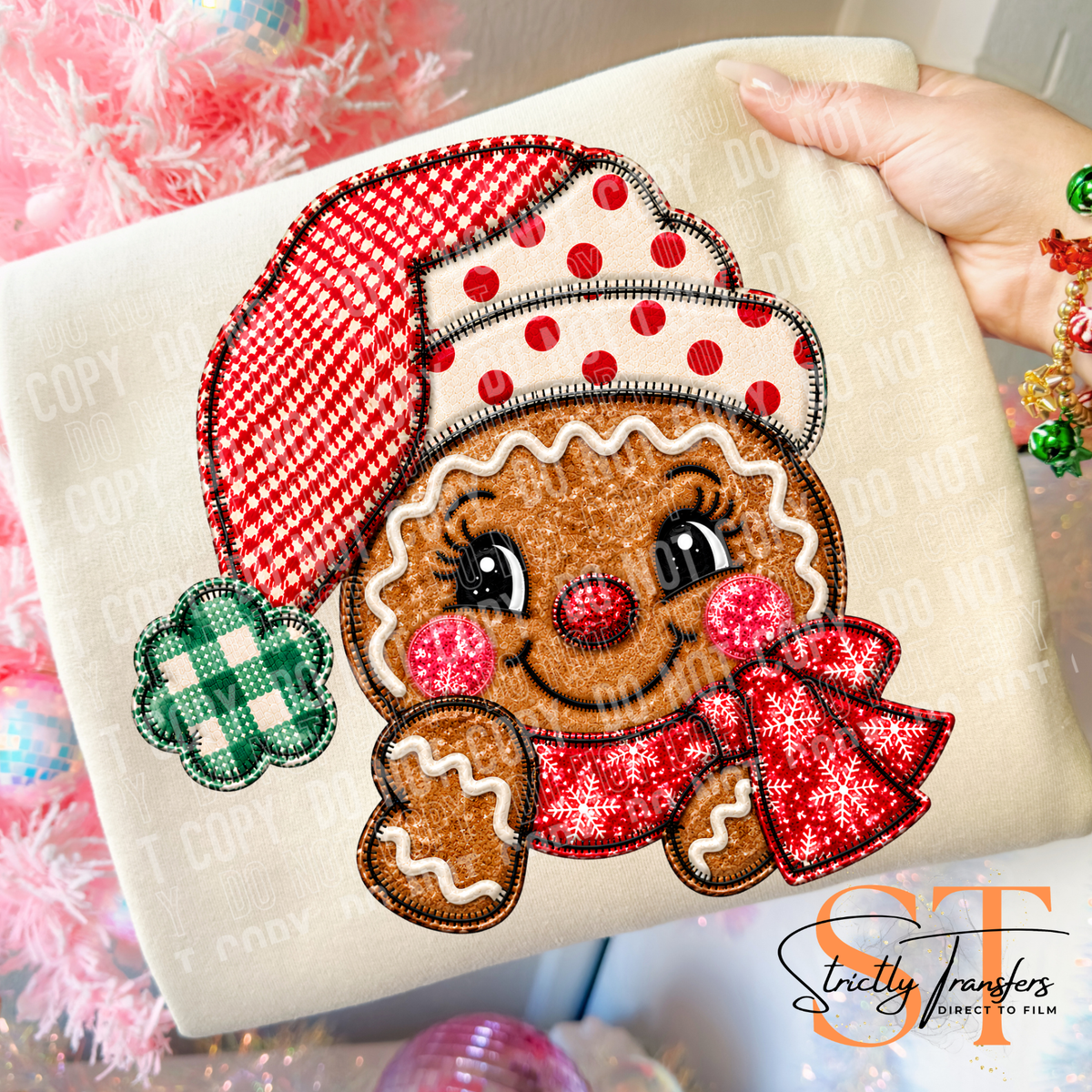 Gingerbread Cutie Direct to Film Transfers