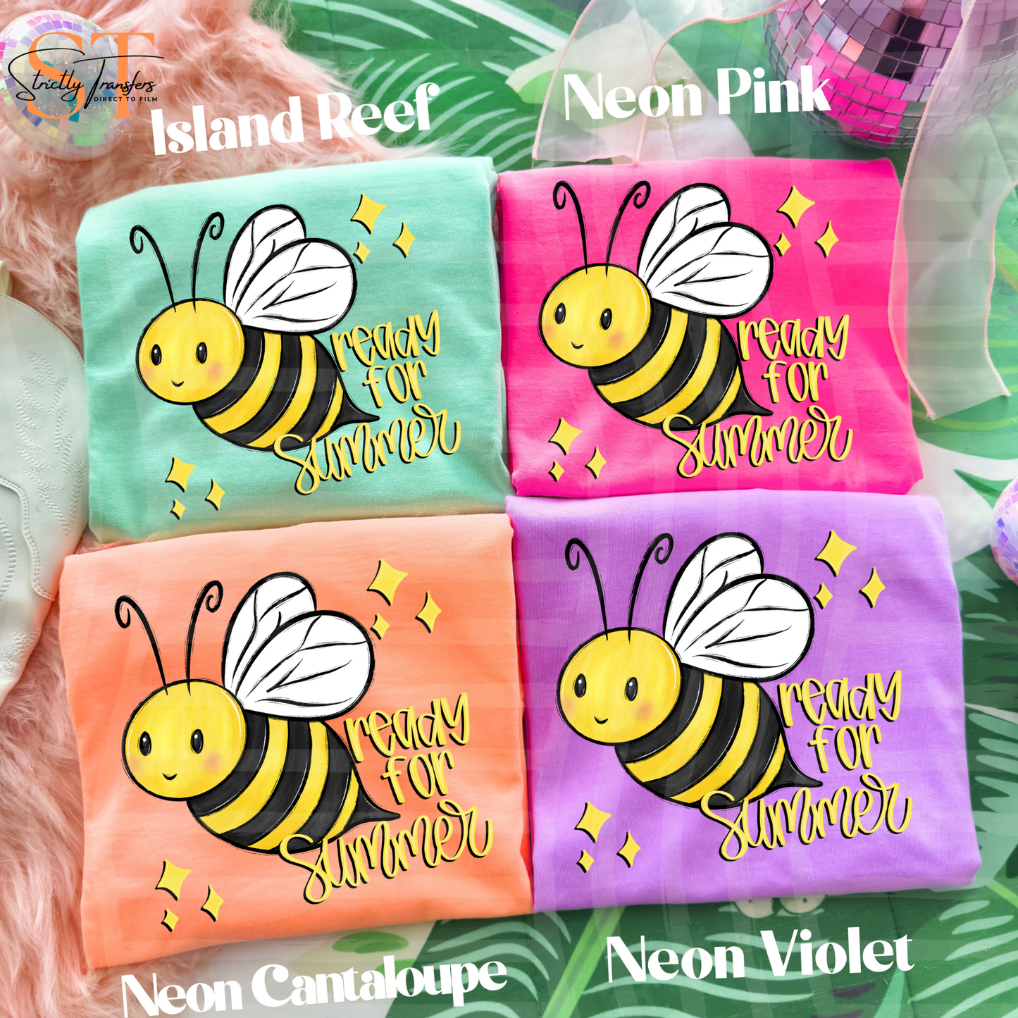 Bee Ready for Summer Direct to Film Transfers
