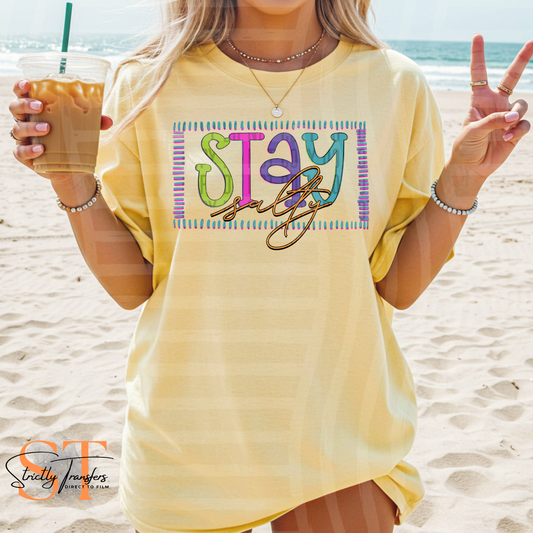Stay Salty Direct to Film Transfers