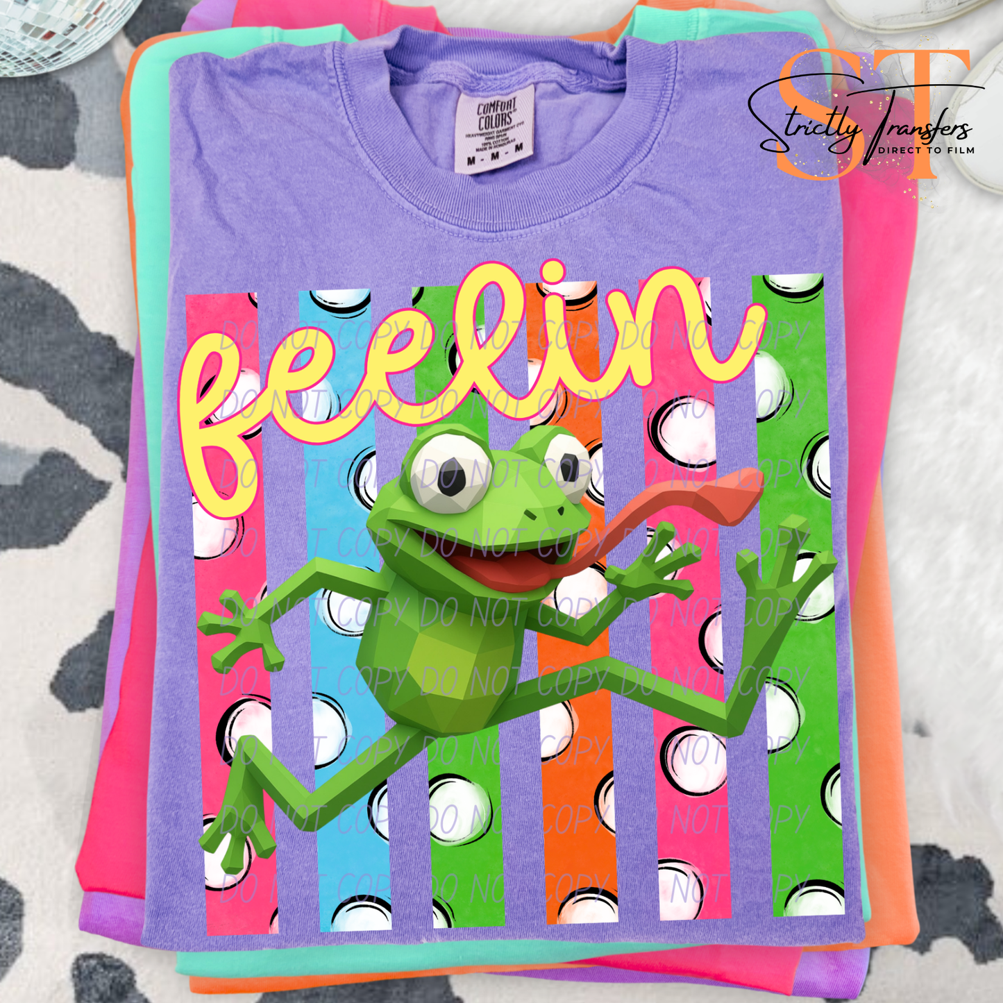 Feeling Froggy Direct to Film Transfers