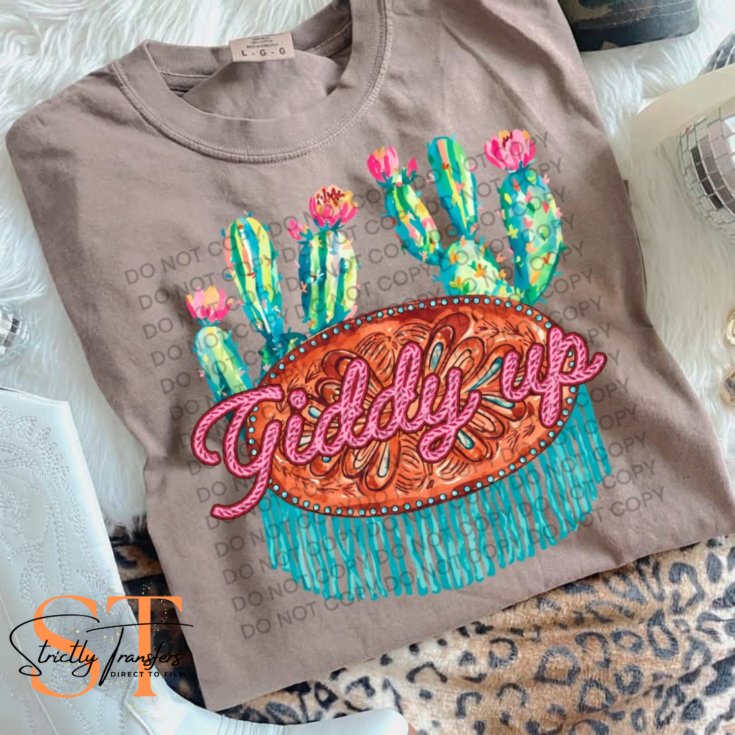 Giddy Up Direct to Film Transfers