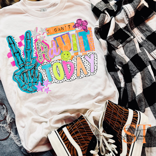 I Can't Adult Today Direct to Film Transfers