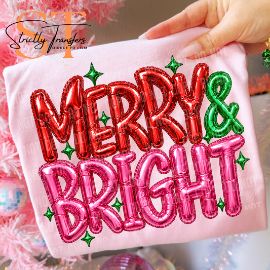 Merry & Berry Balloons Direct to Film Transfers