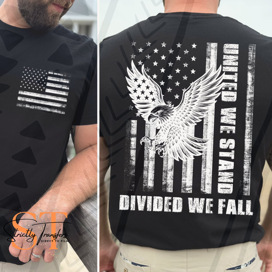 United We Stand - pocket design included Direct to Film Transfers