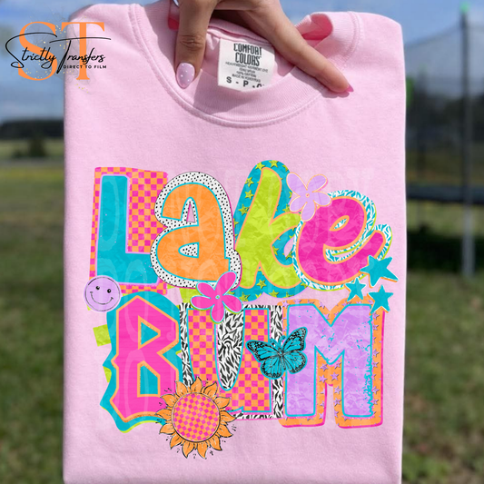 Lake Bum Direct to Film Transfers