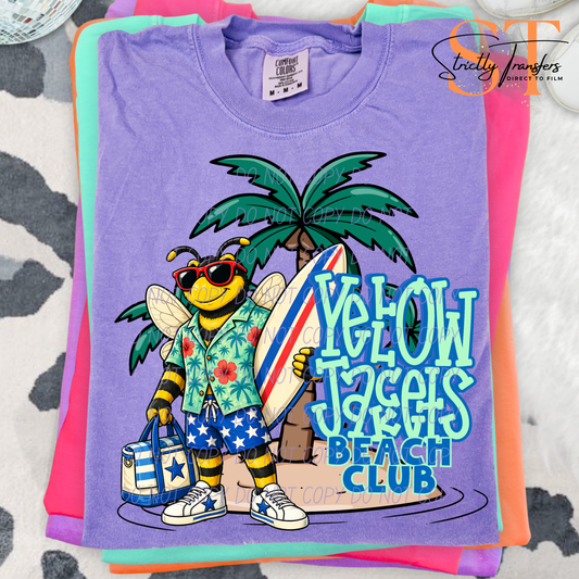 Yellowjackets Beach Club Direct to Film Transfers