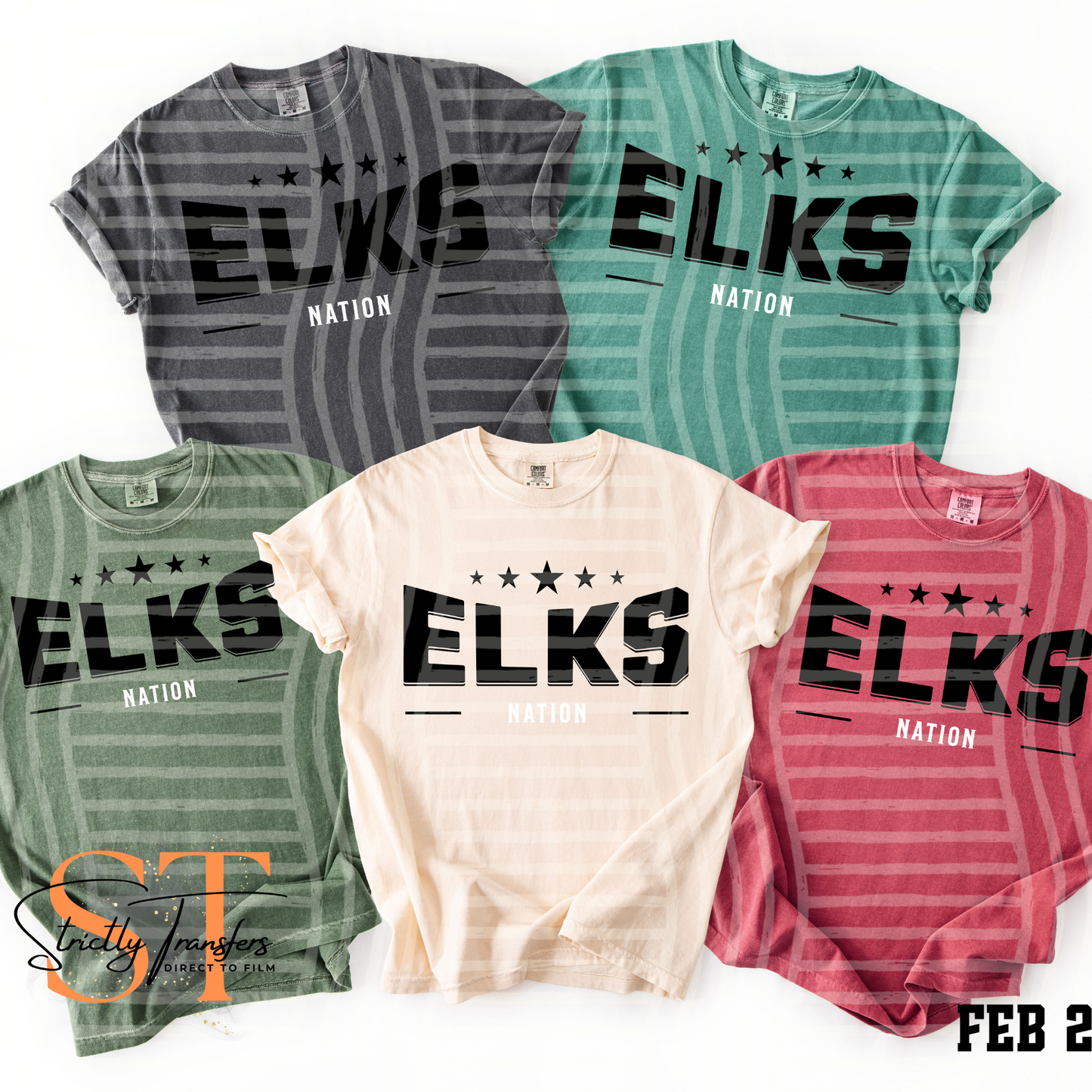 Elks Nation Direct to Film Transfers