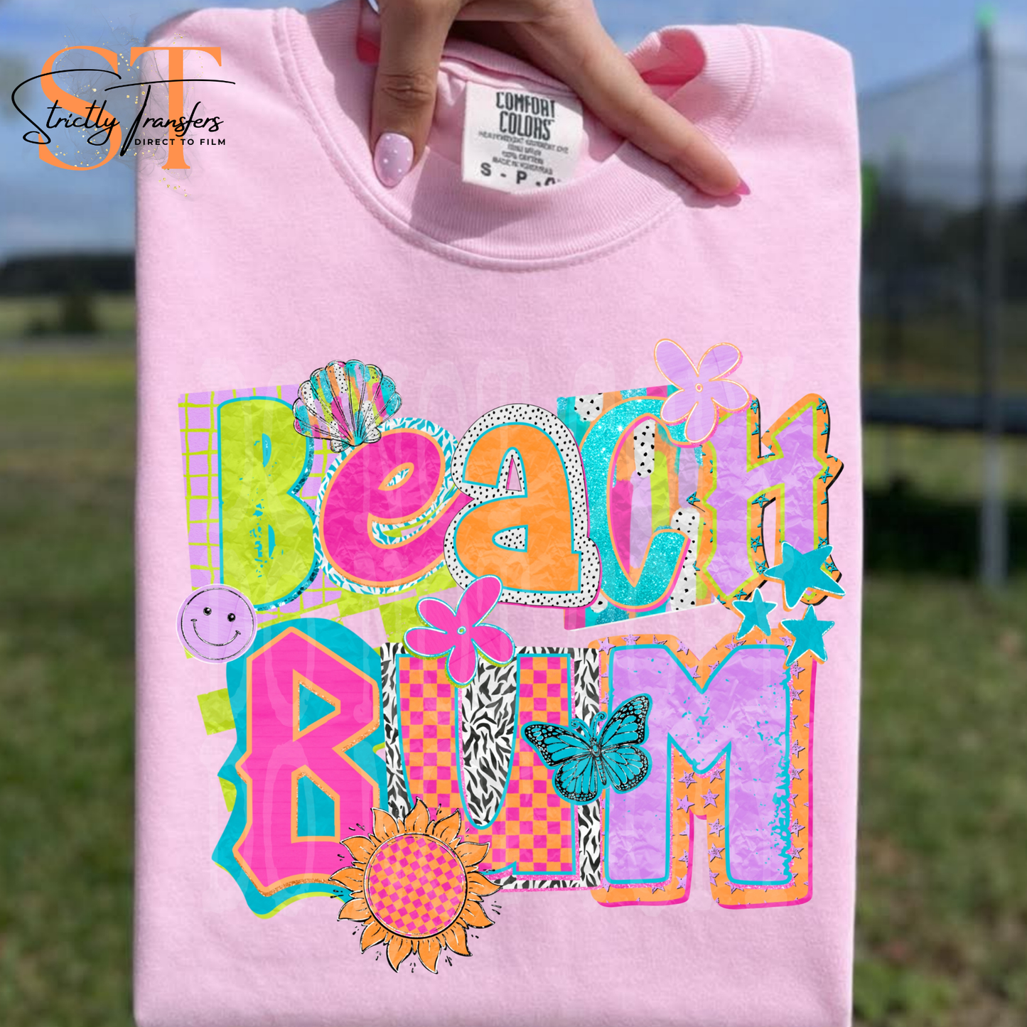 Beach Bum Direct to Film Transfers