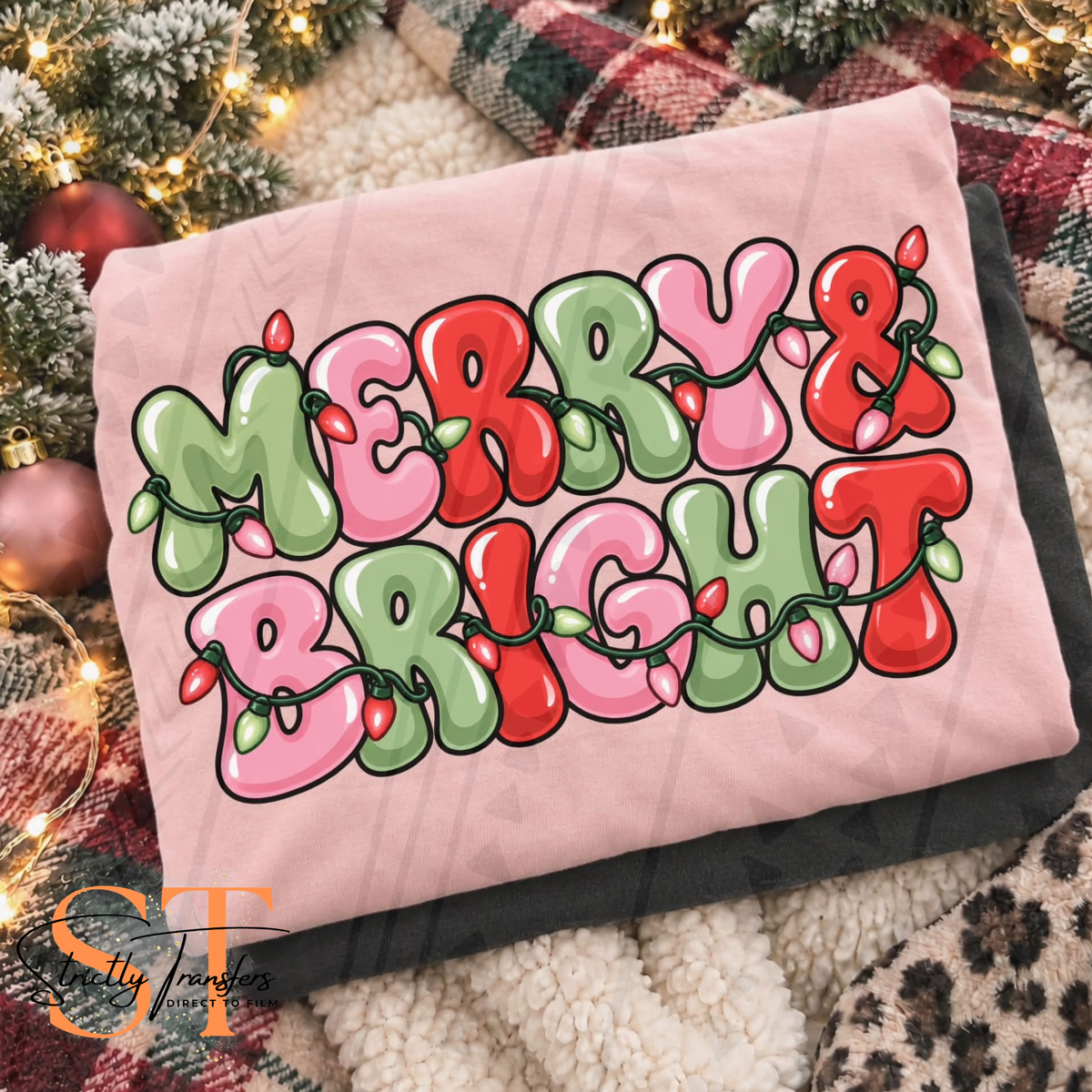 Merry & Bright Direct to Film Transfers