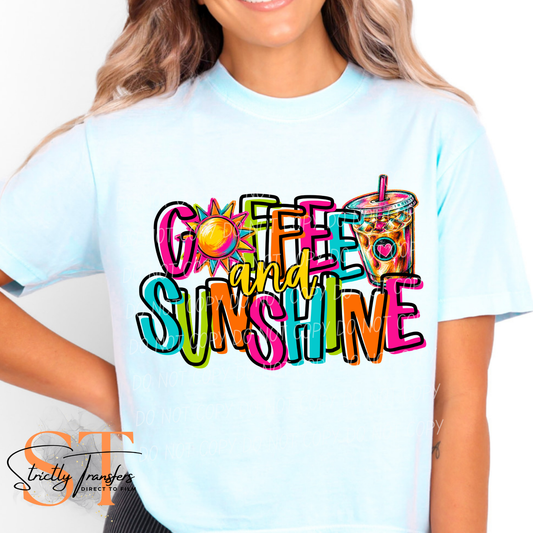 Coffee and Sunshine Direct to Film Transfers