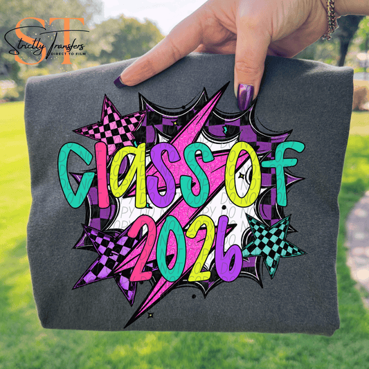 Class of 2026 Bright Direct to Film Transfers