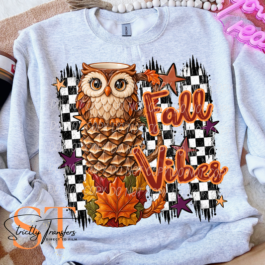 Fall Vibes Mugs Direct to Film Transfers