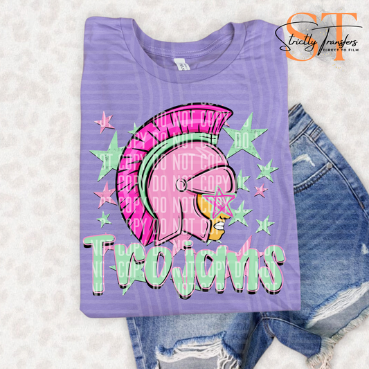 Trojans Preppy Star Eyes Direct to Film Transfers