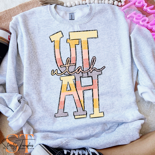 Utah Pastel Direct to Film Transfers