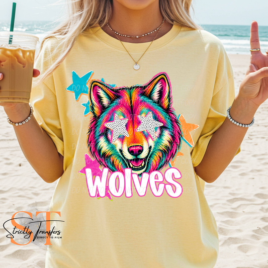 Wolves Pop Art Direct to Film Transfers