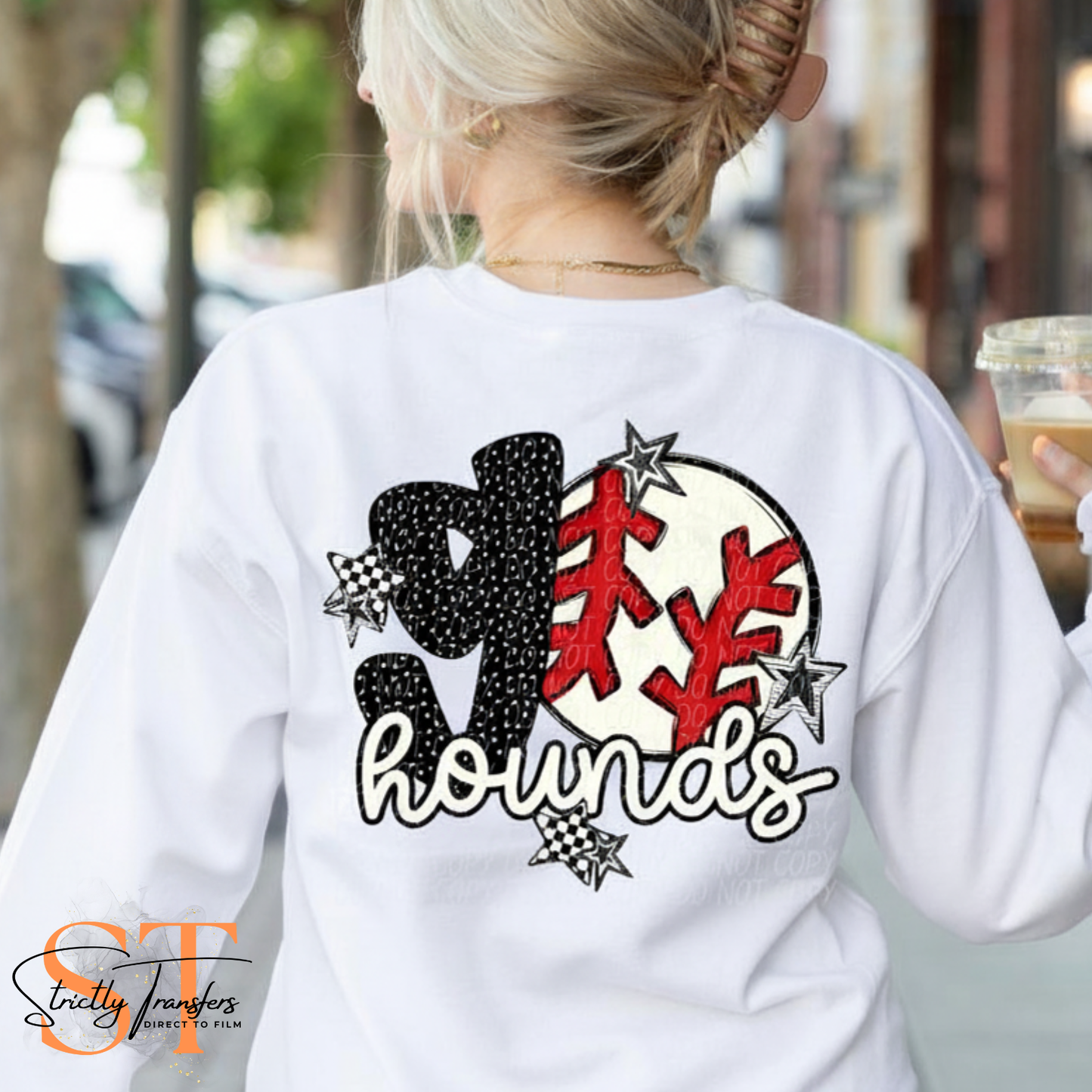 Go Hounds Baseball Direct to Film Transfers