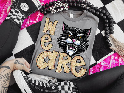 We are Wildcats Direct to Film Transfer - Multiple color options available
