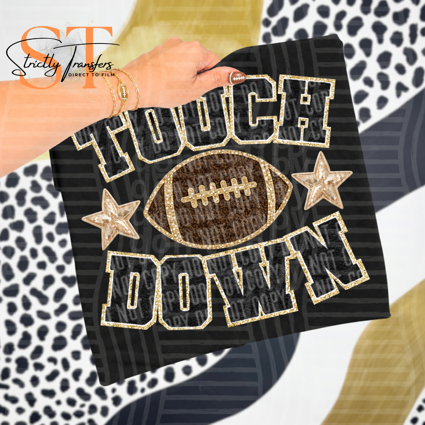Touch Down Faux Chenille- 13 colors Direct to Film Transfers