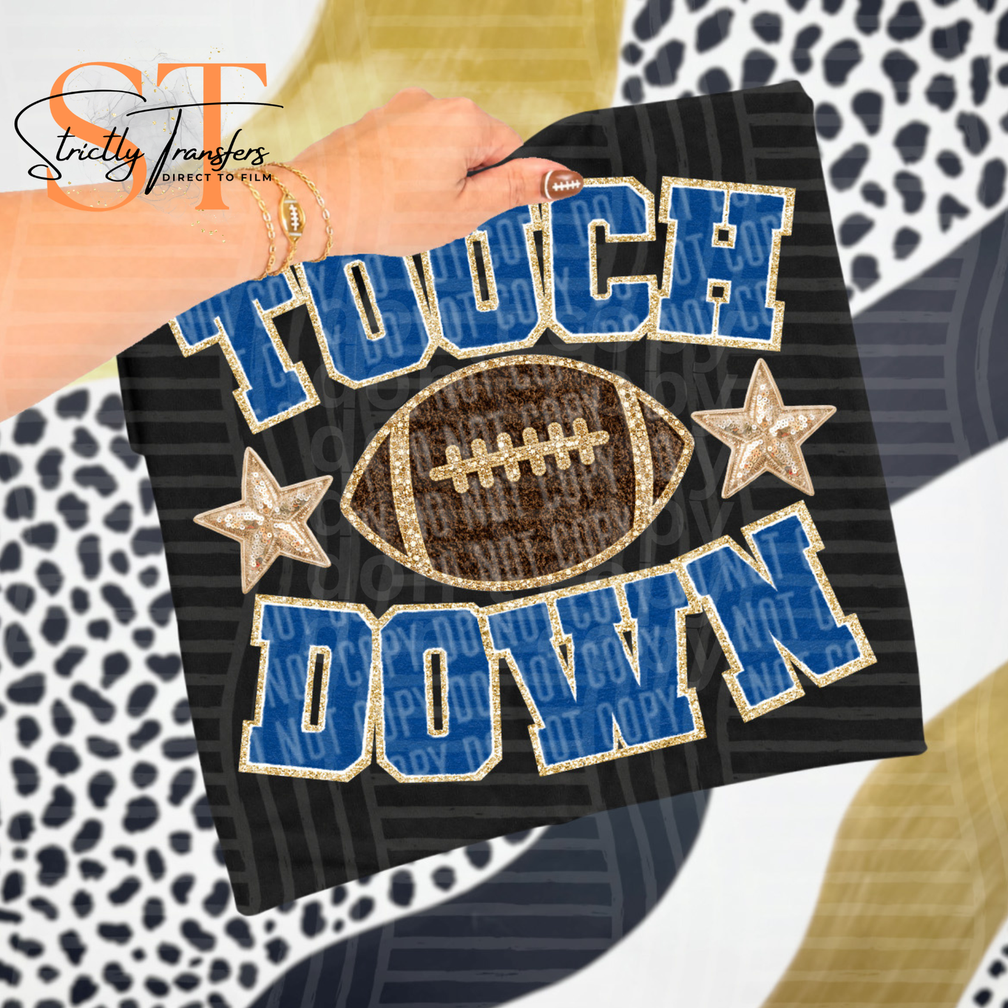 Touch Down Faux Chenille- 13 colors Direct to Film Transfers