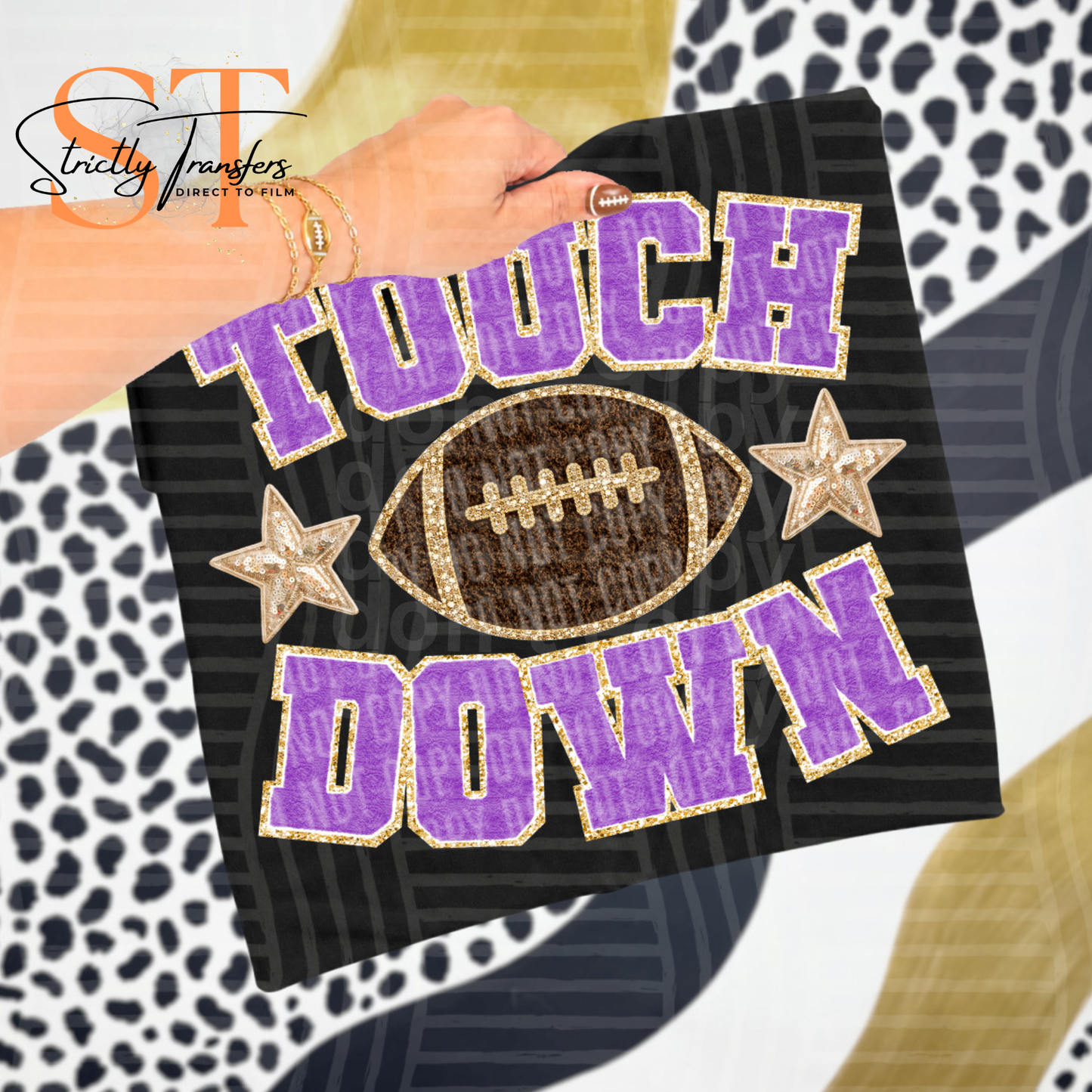Touch Down Faux Chenille- 13 colors Direct to Film Transfers