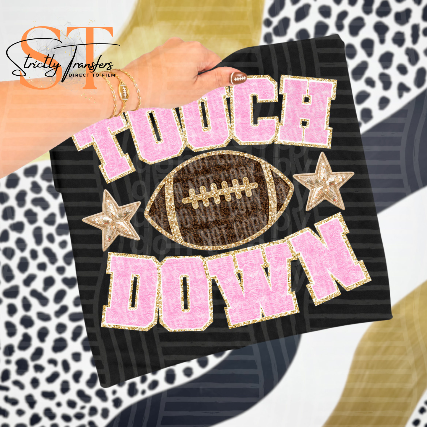 Touch Down Faux Chenille- 13 colors Direct to Film Transfers